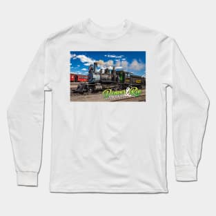 Denver and Rio Grande 425 Steam Locomotive at Antonito Colorado Long Sleeve T-Shirt